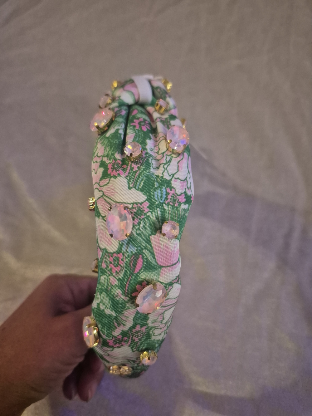 Lilly Pulitzer Slim Knot Embellished Headband Poppyland - Picture 2 of 5